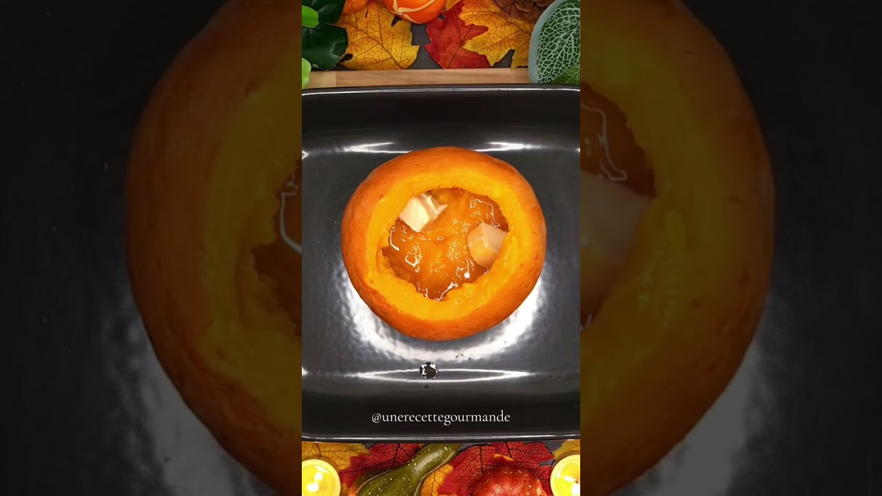 le potimarron au reblochon #fromage #fondue #legumes #courge #citrouille