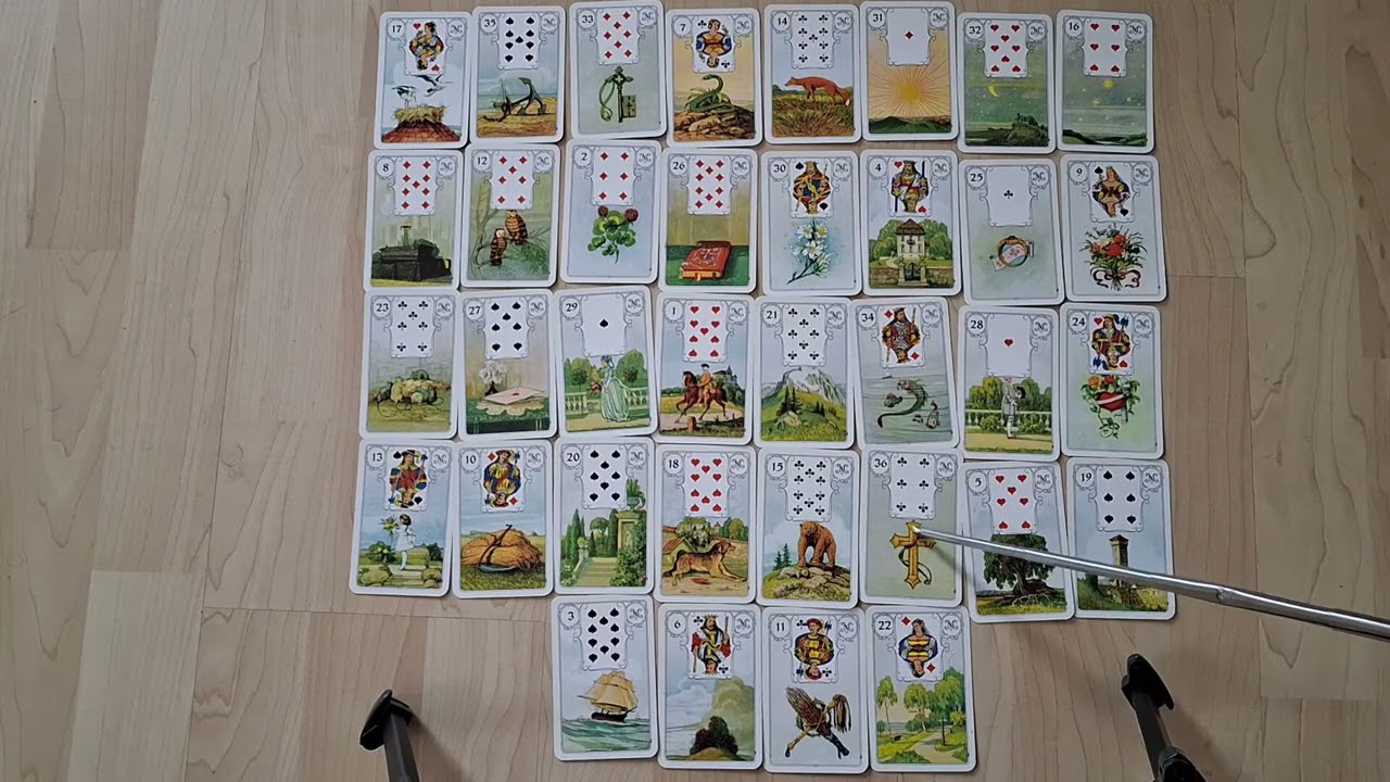 Lenormand 📚📚📚 - Kurs für Fortgeschrittene - Teil 51 - Zeiten in der Großen Tafel