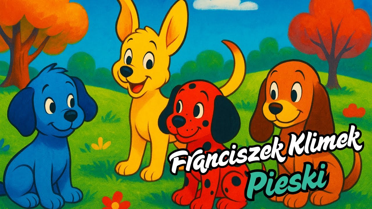Pieski - Franciszek Klimek. Wiersze dla dzieci | Denaja kids