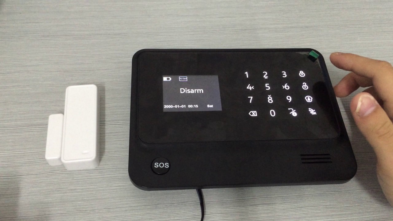 G90b alarm system how to add door sensor