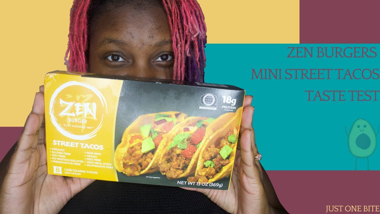 Zen Burger Street Tacos Taste Test (Frozen Tacos?)