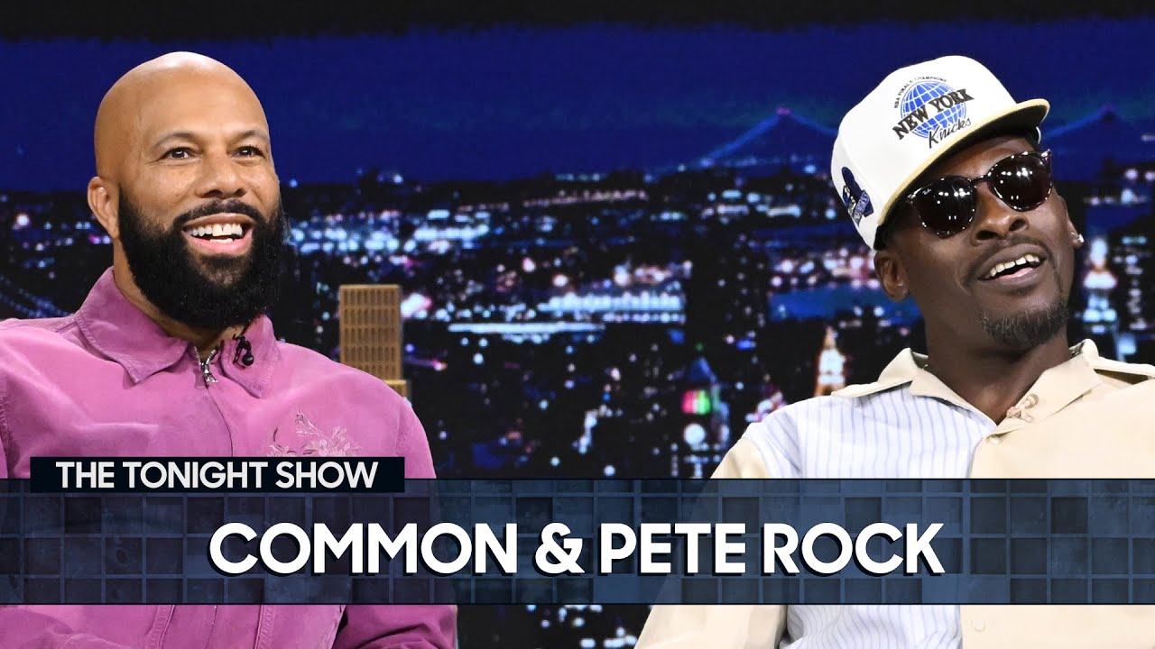 Common and Pete Rock Talk The Auditorium Vol. 1 and Rock's Massive Record Collection | Tonight Show