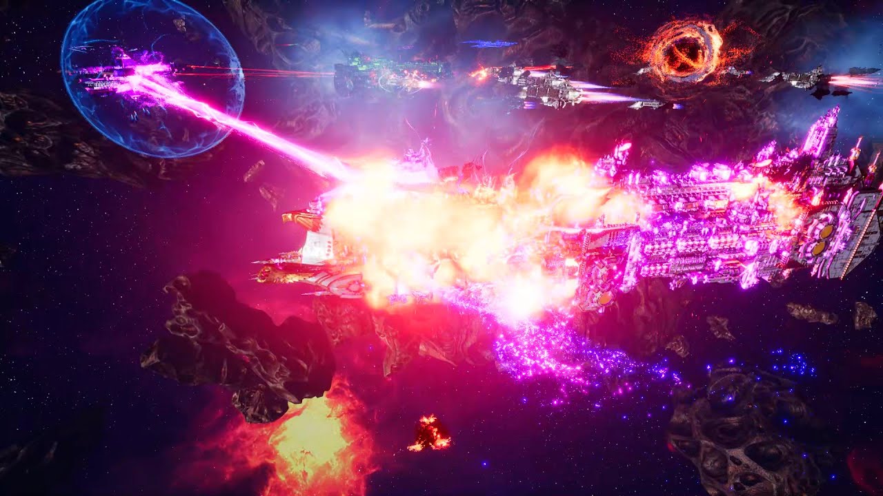 Skalgrim Mod 2021: Imperial Navy vs Chaos - Massive Battle, Battlefleet Gothic Armada 2