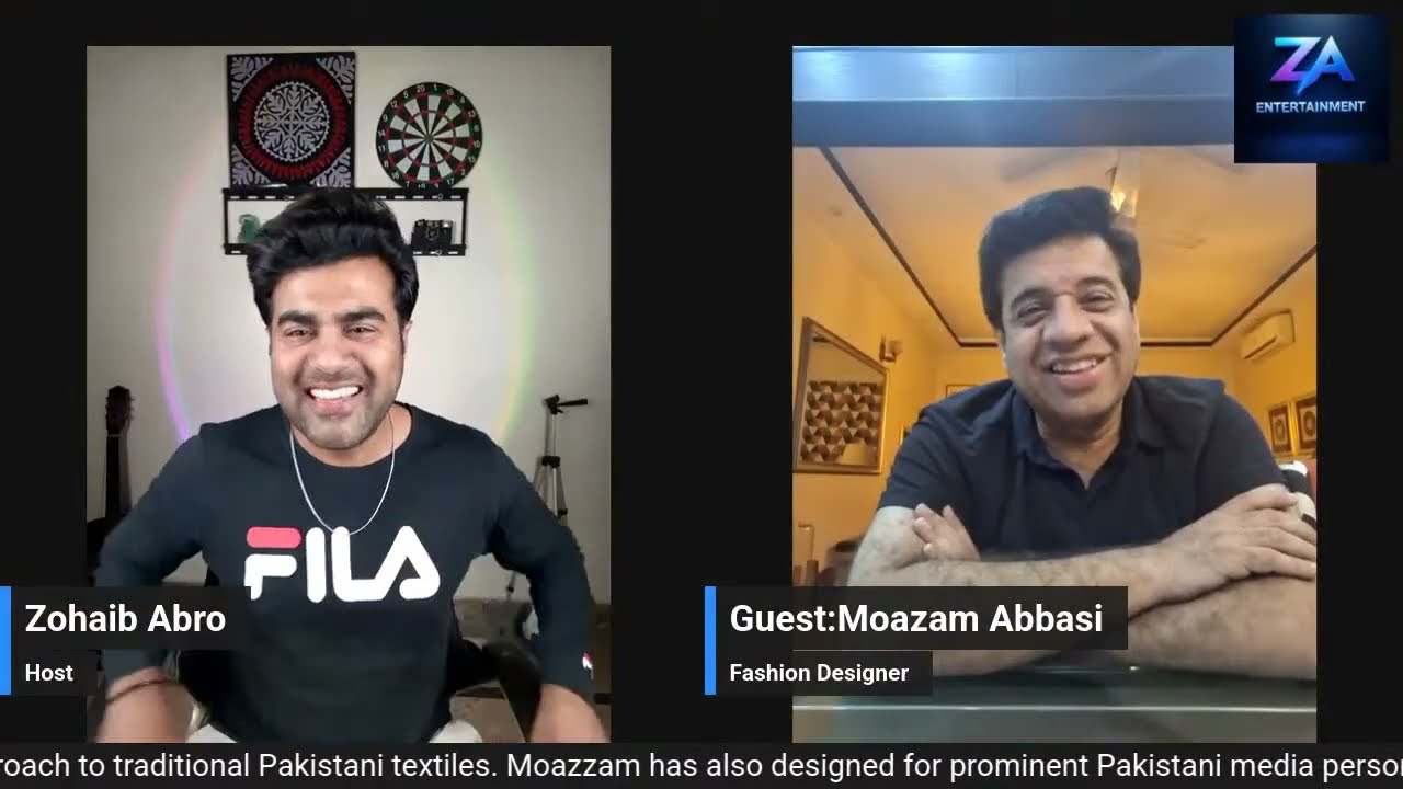 Live Podcast With Zohaib Abro | EP-18 | Guest : Moazzam Abbasi - Fashion Designer | International