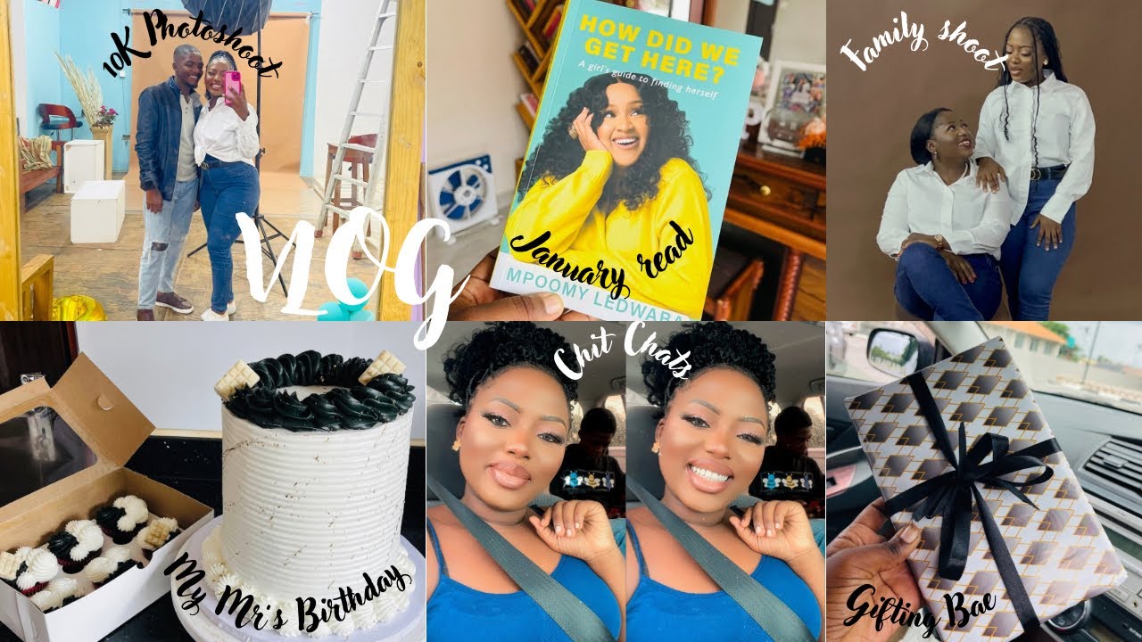 VLOG: My Mr’s Birthday🍰💕// Family Shoot📸💕// 10K followers gift Photoshoot📸// Jesus Talks❤️