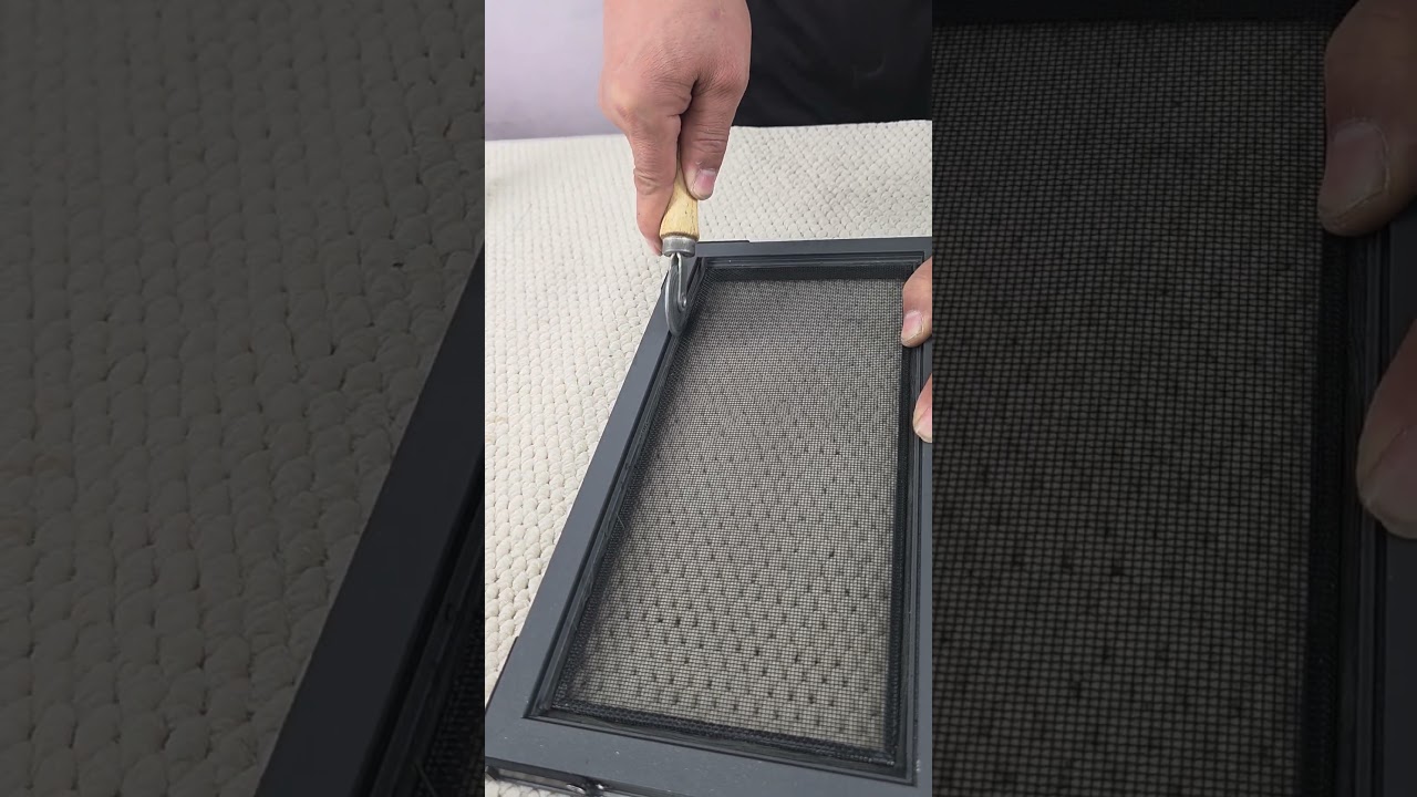 For interior sliding doors and windows, install an inward-opening net mesh window. The .
