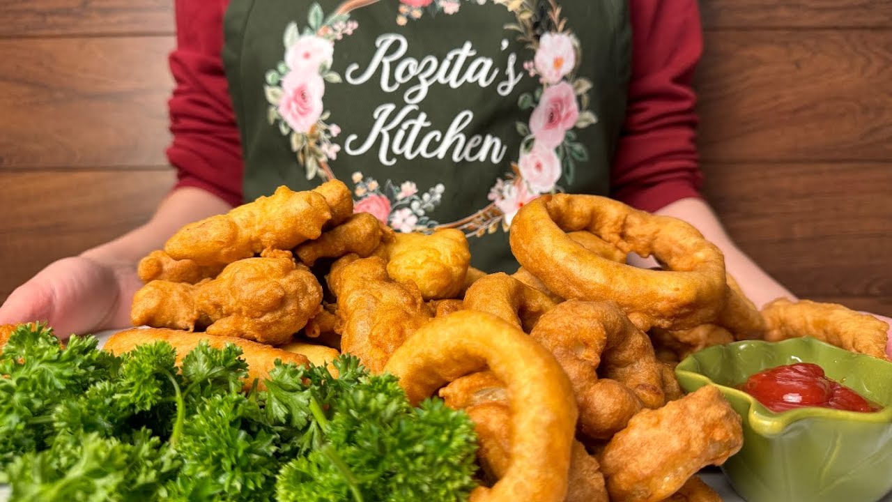 The BEST Chicken and Onion Rings Recipe