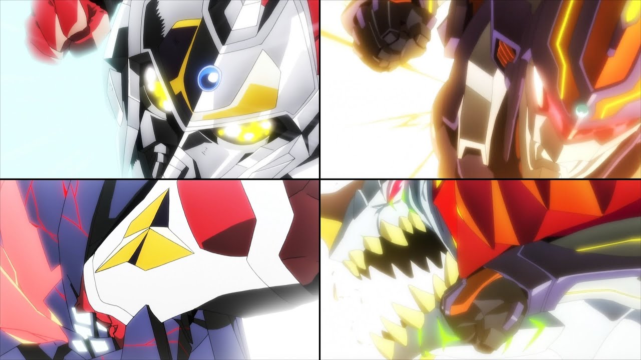 GRIDMAN & DYNAZENON FINAL BEAM & PUNCH COMPARISON l 最後のビームとパンチ比較 [SSSS ダイナゼノン グリッドマン EP 12 第12話]