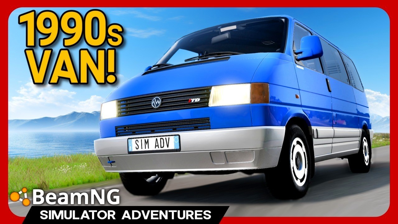 RETRO European Van for BeamNG! - AW T-Wagen Mod