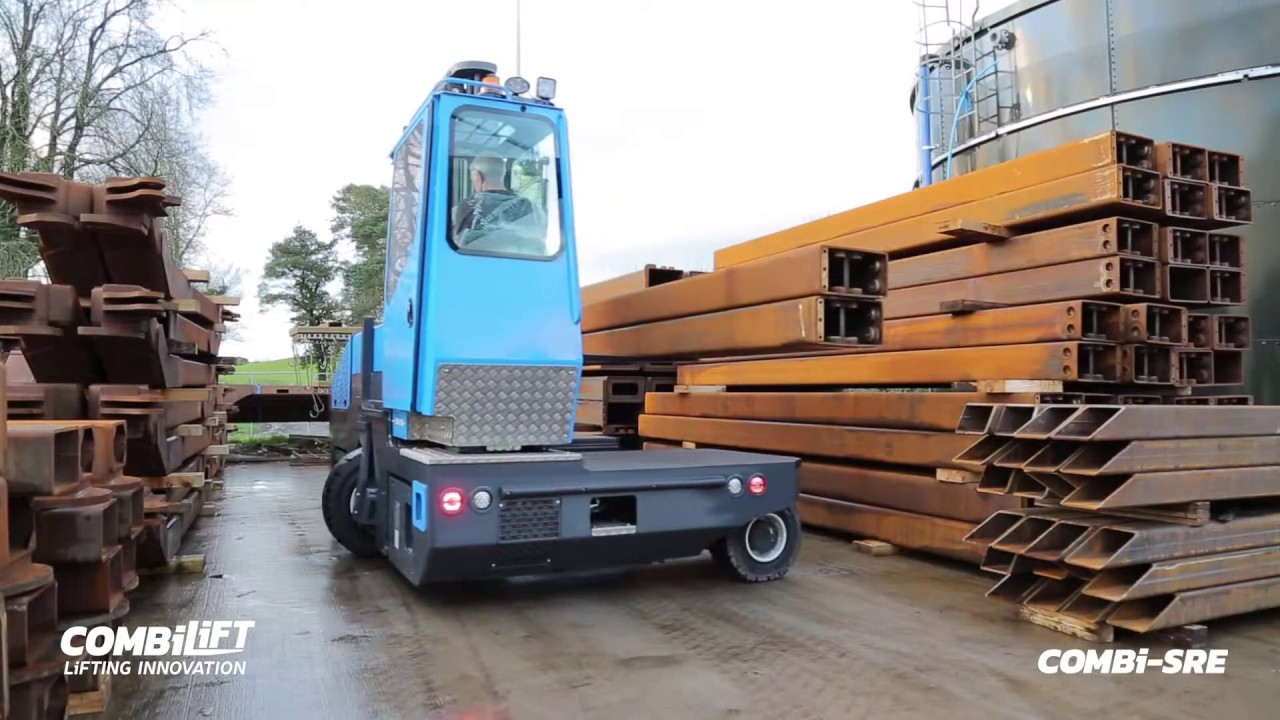 Combilift - COMBi-SRE : 3 Wheel multi-directional electric side-loader - Steel application