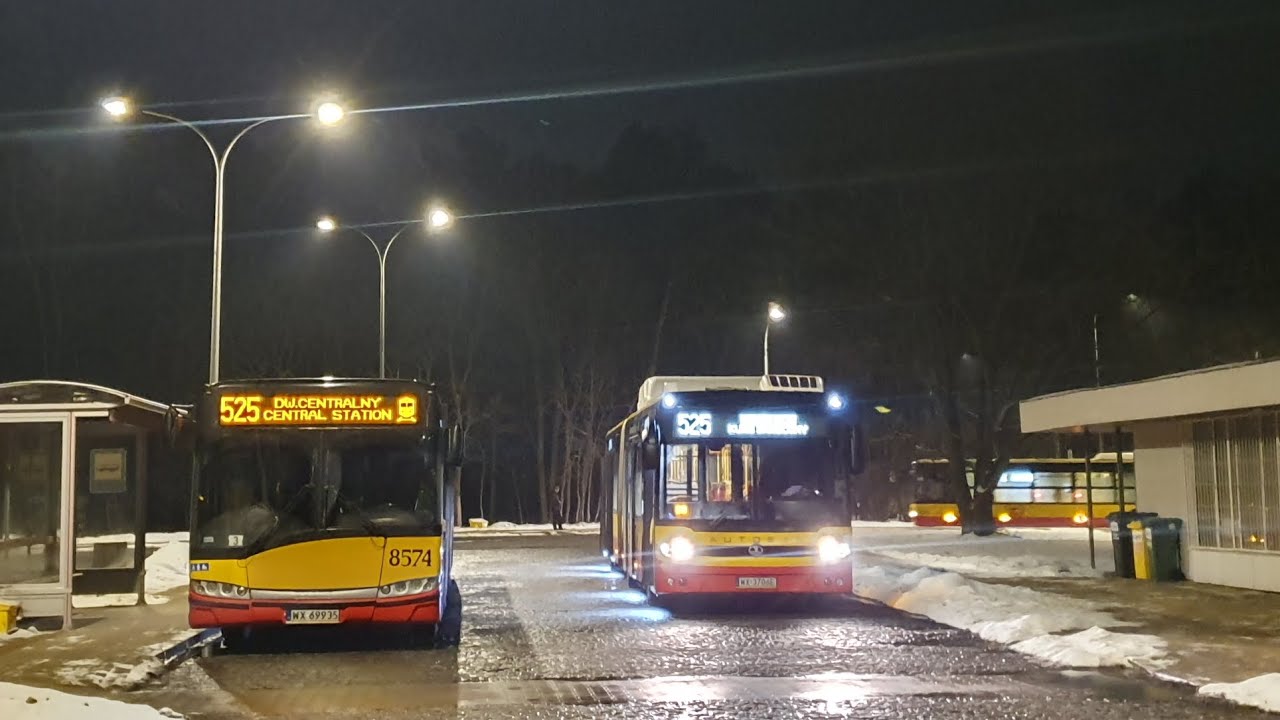 [525] MZA Warszawa - Przejazd Autosanem SanCity M18LF LNG #7806 na linii 525➡️ Płowiecka