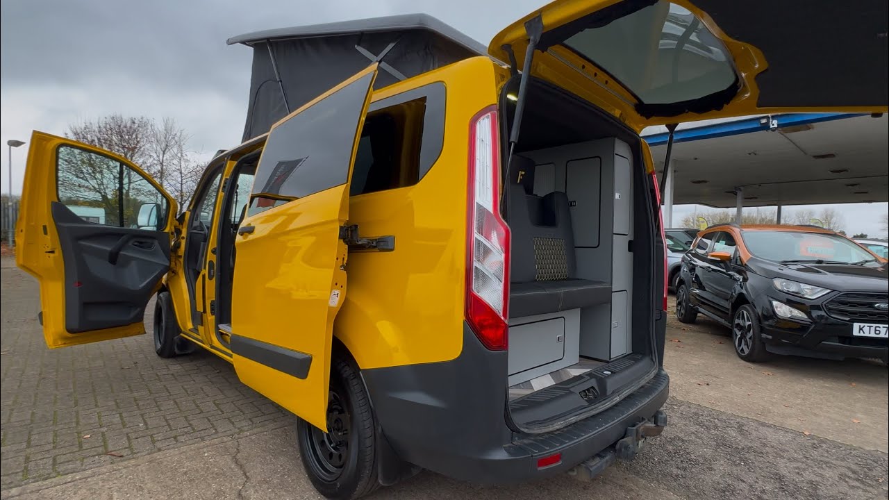 FORD TRANSIT CAMPER VAN WITH POP TOP FOR SALE IN BEDFORDSHIRE