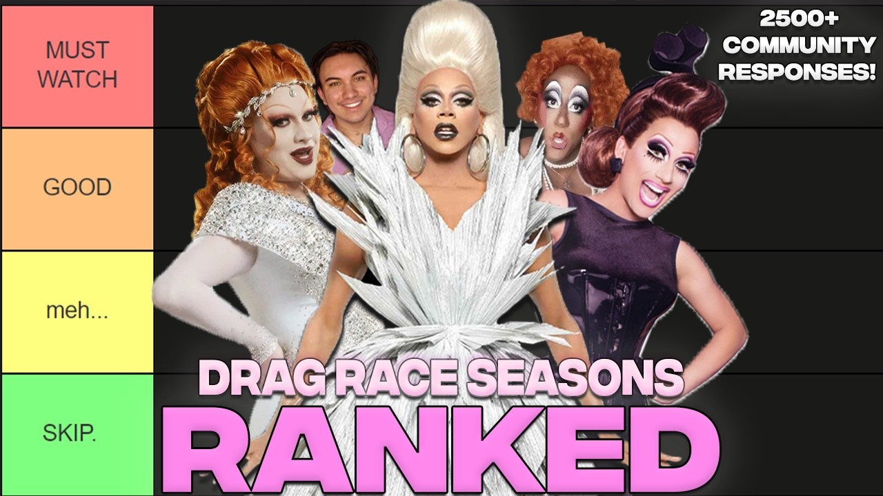 Every Drag Race Season Ranked WORST to BEST (S1 -S17) (AS1 - AS10) 2025 Edition