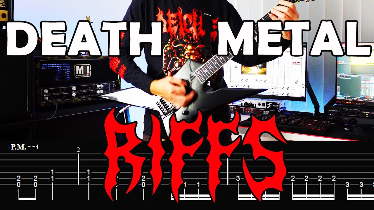 DEATH METAL RIFFS WITH TABS - Eb STANDARD TUNING