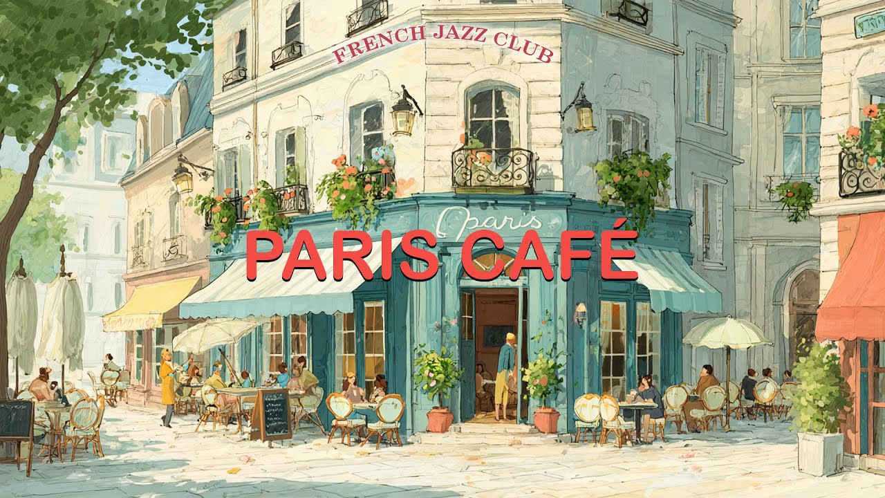 Parisian Café Music ☕ French Lounge Instrumental | Calm & Cozy