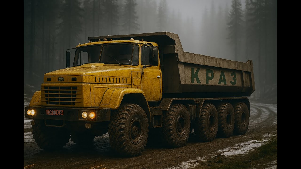 KrAZ 7133P4 SnowRunner Mod Финальный выезд.