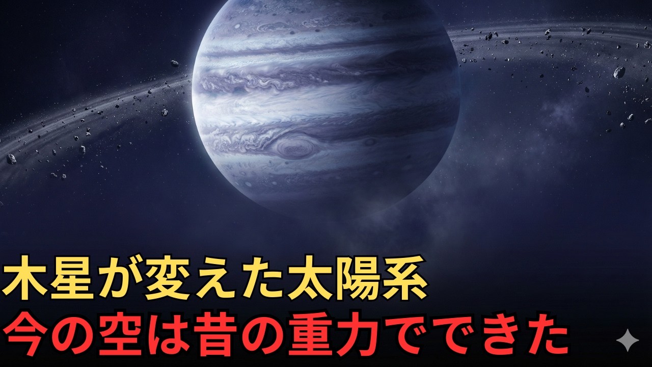 【作業・睡眠用BGM】 私たちの空は木星の重力が作った？太陽系を変えた46億年の真実