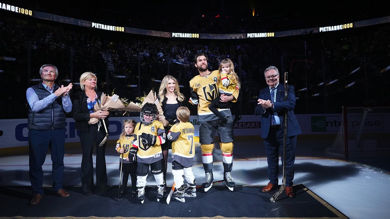 Alex Pietrangelo's 1,000th NHL Game Ceremony