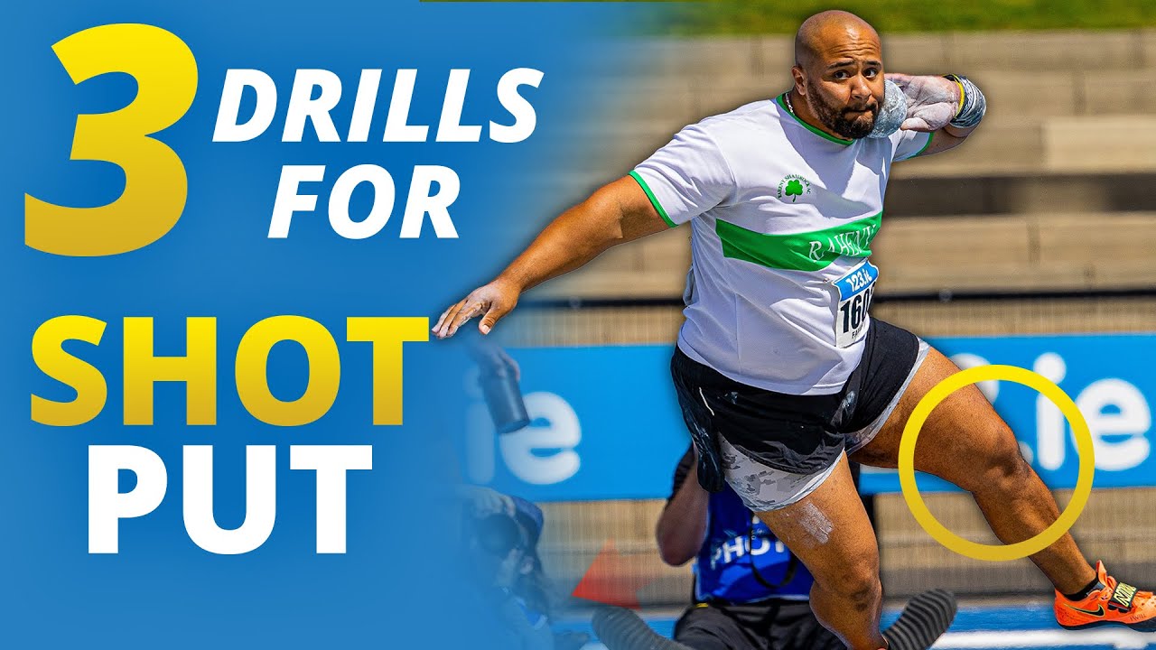 3 Drills To FIX Your Shot Put (back of the circle)