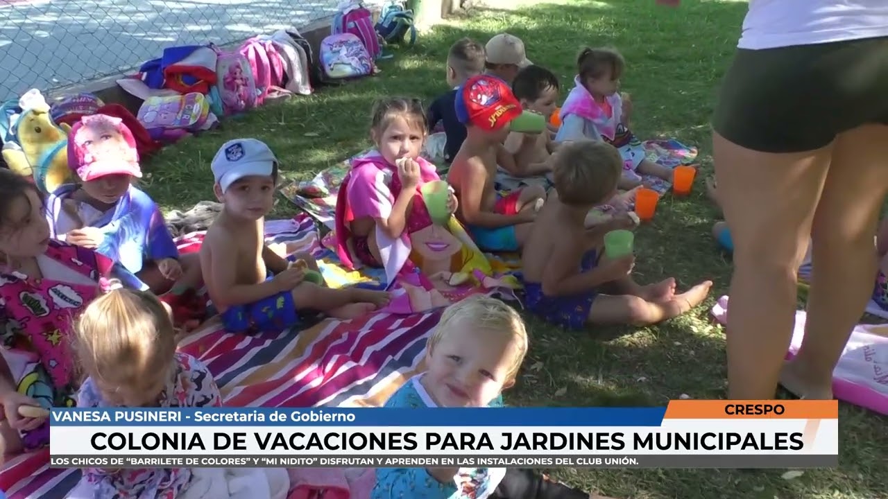Crespo   Colonia de Vacaciones para Jardines Municipales