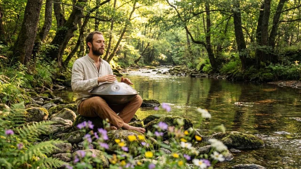1 Hour Forest Handpan | Soothing Meditation Music for Relaxation
