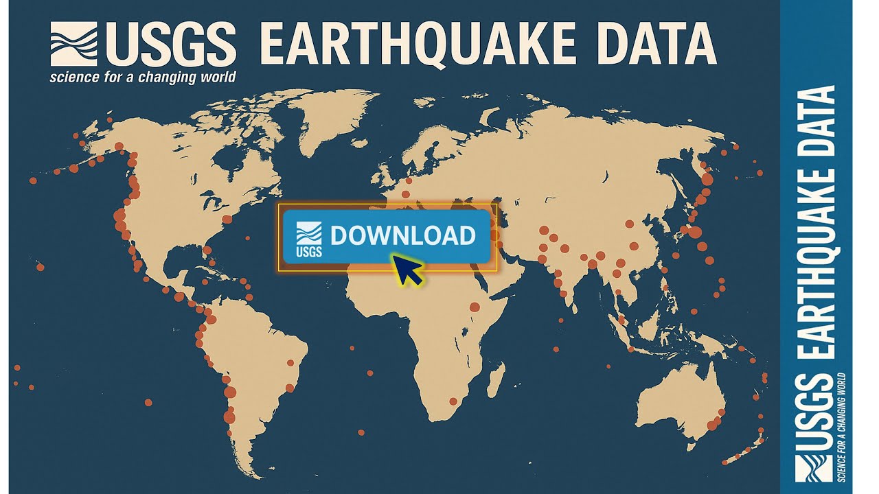 How to Download Earthquake data for any location (USGS) | 1960–2025
