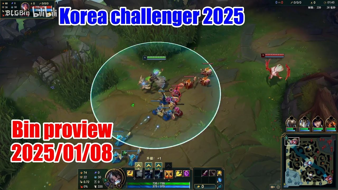 Bin proview 2025/01/08 jayce gwen ambessa irelia Korea challenger | BLG Bin第一视角