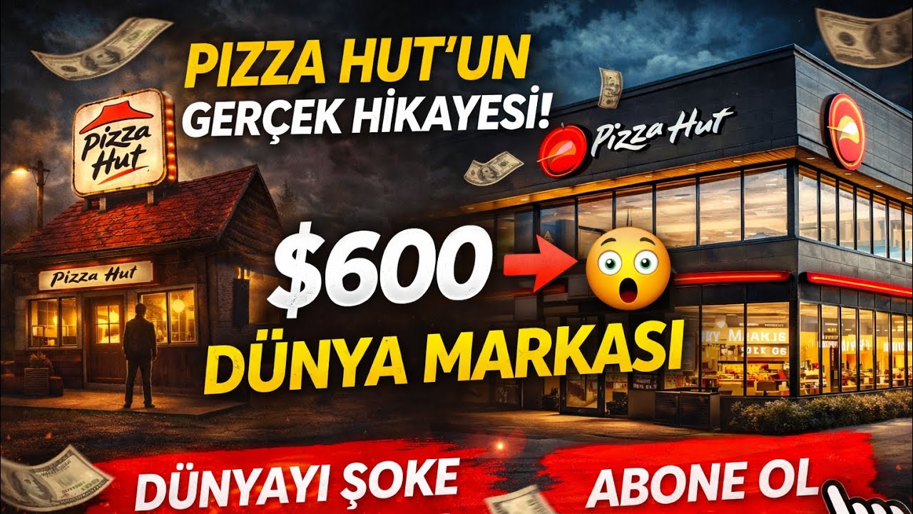 Pizza Hut Nasıl D&uuml;nyayı Fethetti? 🍕 Şaşırtan Hikaye!
