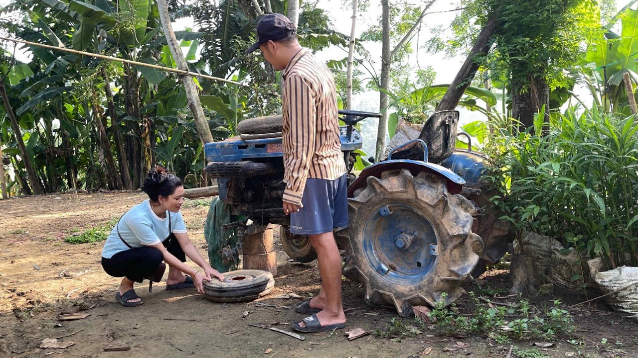 Girl restores D1650 tractor, repairs and restarts 80-year-old man's tractor