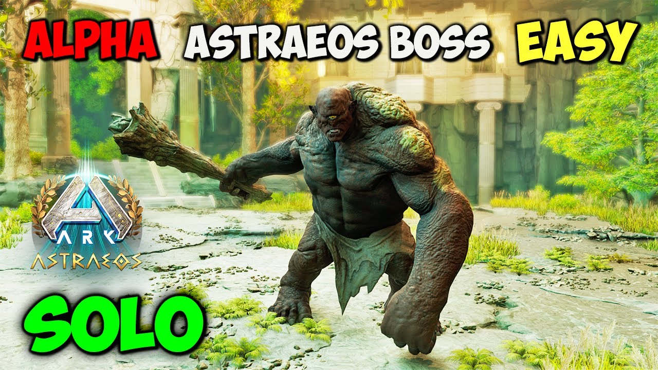 Циклоп Альфа: лёгкий бой с боссом в режиме соло Астреос | ARK Survival Ascended