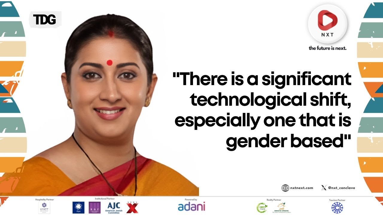 Smriti Irani at NXT Conclave: Advocating Equal Recognition for Women in Tech