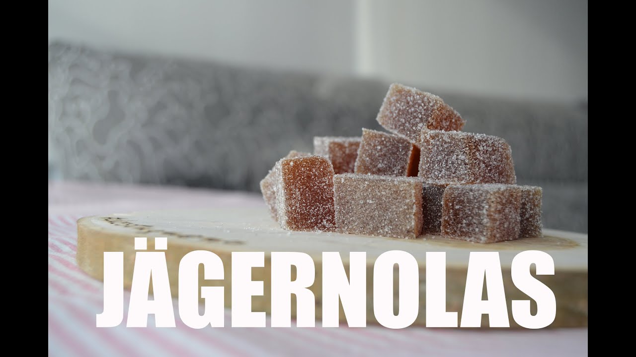 GOMINOLAS DE JAGER O JAGERNOLAS, RECETA GRABADA CON UNA GOPRO
