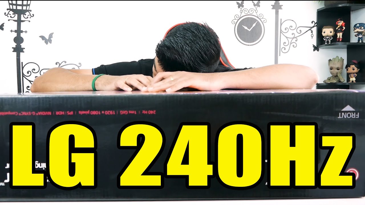 LG Ultra Gear 1080P 240Hz Monitor Unboxing | #MidfailYT