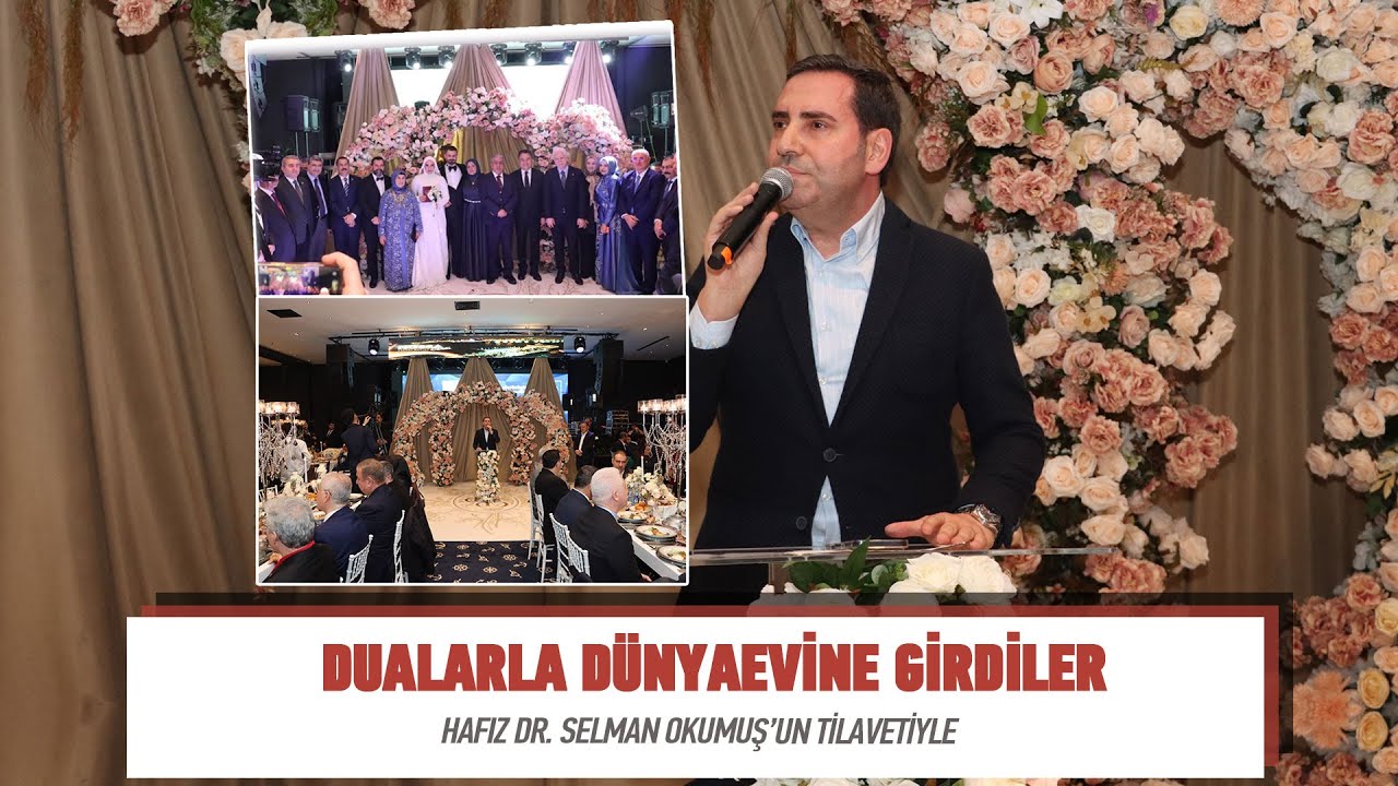 Dualarla dünyaevine girdiler 