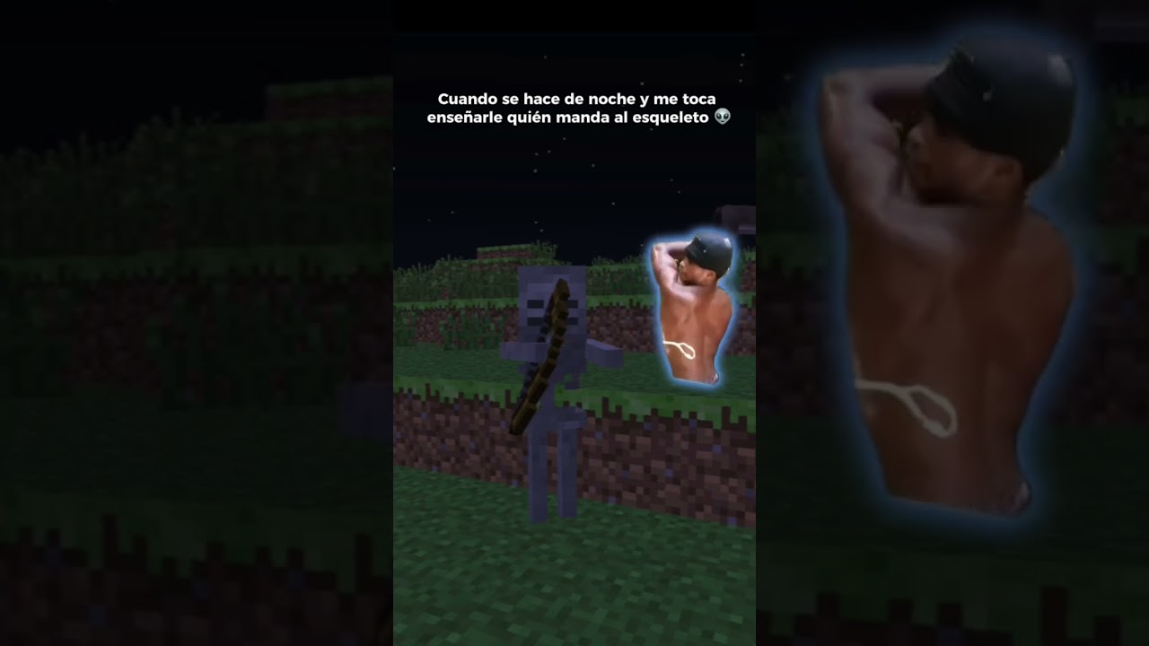 Ese esqueleto cree que el manda🗣️ 