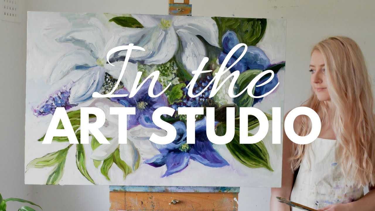 OIL PAINTING in the Artists Studio | Katie Jobling Art