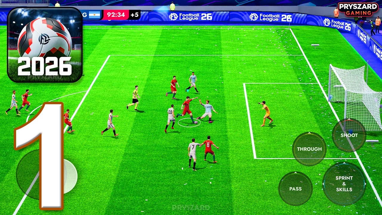 Football League 2026 &mdash; Геймплей, часть 1 &mdash; Первый матч открытия (iOS, Android)