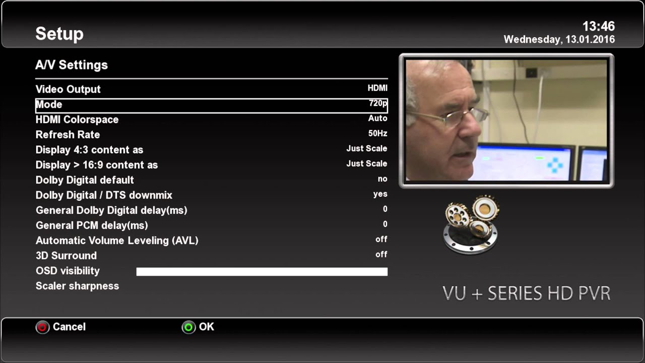 VU+ Solo 4K E03 - Change resolution