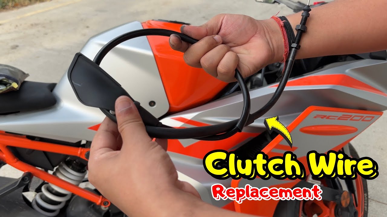 KTM RC200 2022 Clutch Cable Replacement 🤯 | DIY | Complete Process 🔥