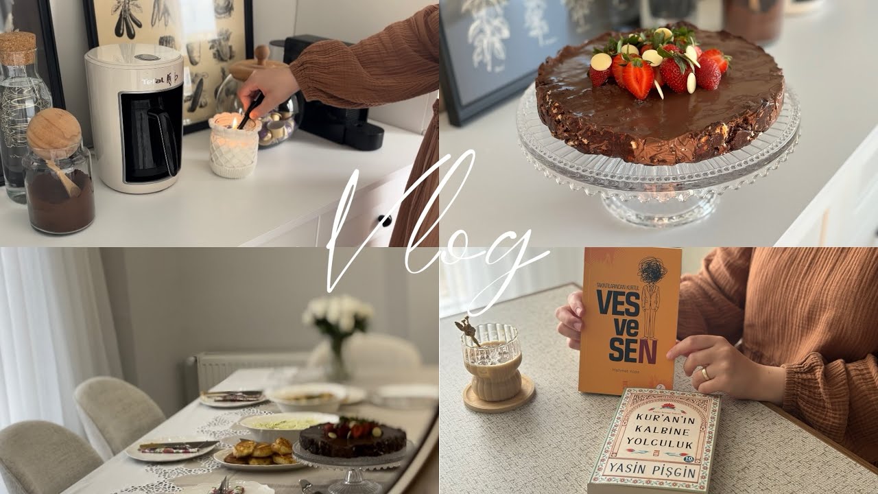 4 Çeşit İkramlık🍴Günlük Vlog🙆🏻‍♀️ Yeni Kitap📙