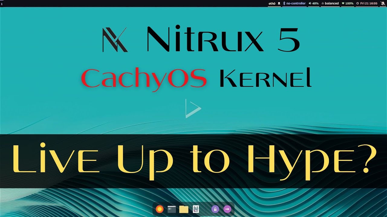 Nitrux 5: Instalacja, recenzja, test wydajności! #linux #benchmark #cachyos