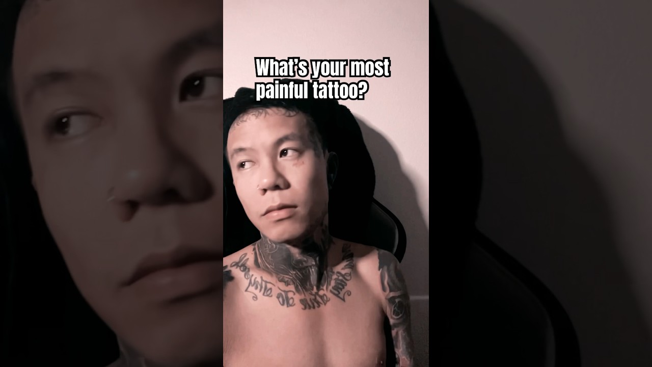 Most Painful Tattoo?🤨 #pnw #tattoos #alternative #gothic #asian #goth #pdx #alt #tattoolover #metal