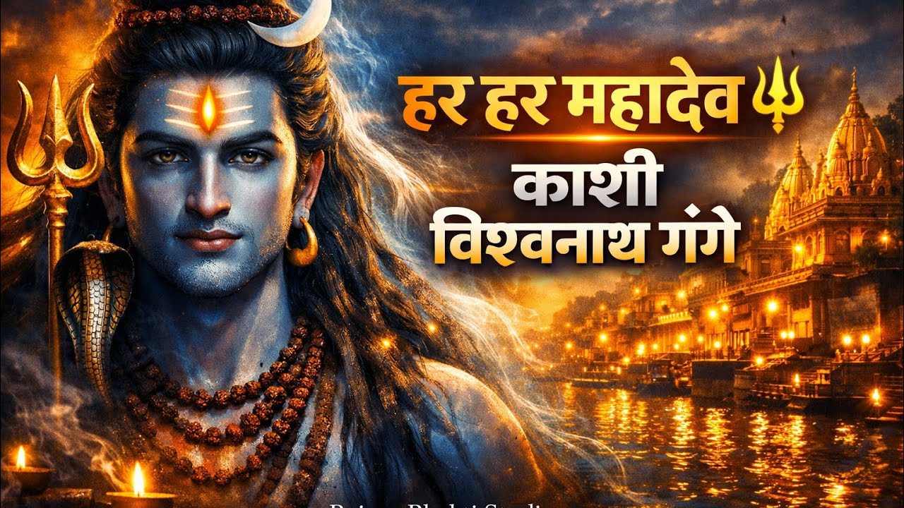 हर हर महादेव शंभू | काशी विश्वनाथ गंगे | शिव भजन | Har Har Mahadev | Rajeev Bhakti Studio 