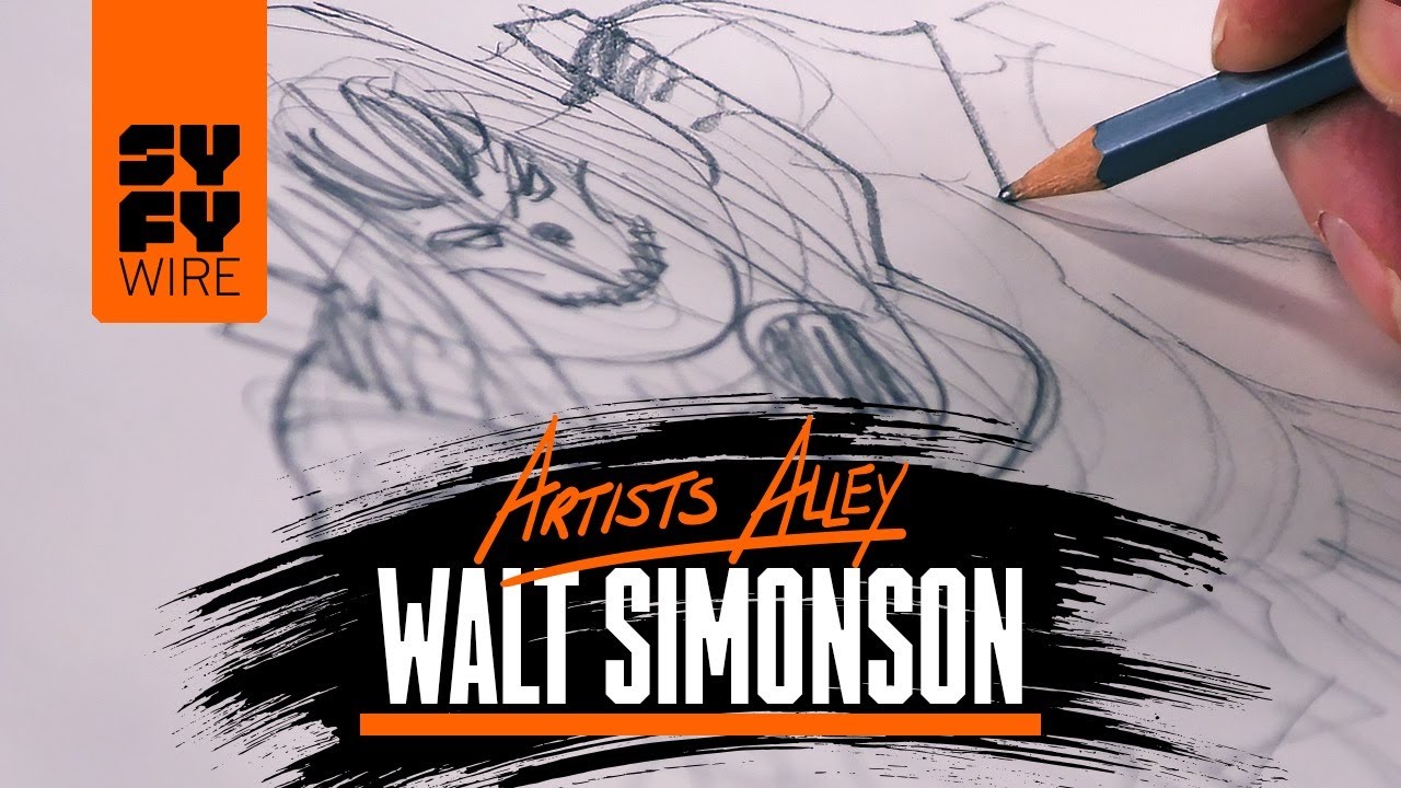 Watch Walt Simonson Sketch Thor (Artists Alley) | SYFY WIRE