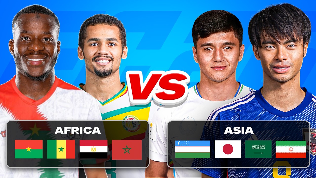 AFRICA vs ASIA Football Showdown! 😳