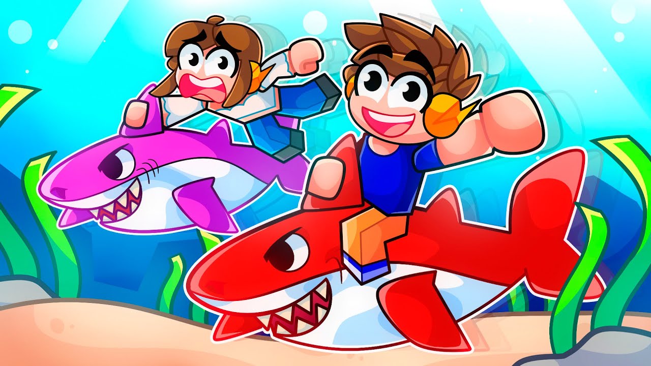 N&oacute;s viramos ANIMAIS SUBAQU&Aacute;TICOS no Roblox!