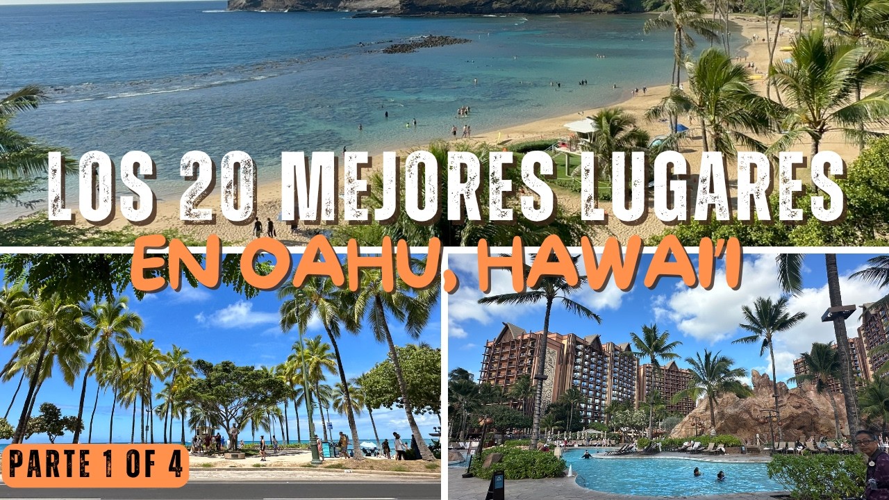 LOS 20 MEJORES LUGARES EN OAHU, HAWAII. PARTE 1: PLAYA ALA MOANA, WAIKIKI, BAHIA HANAUMA,Y ZOOLOGICO
