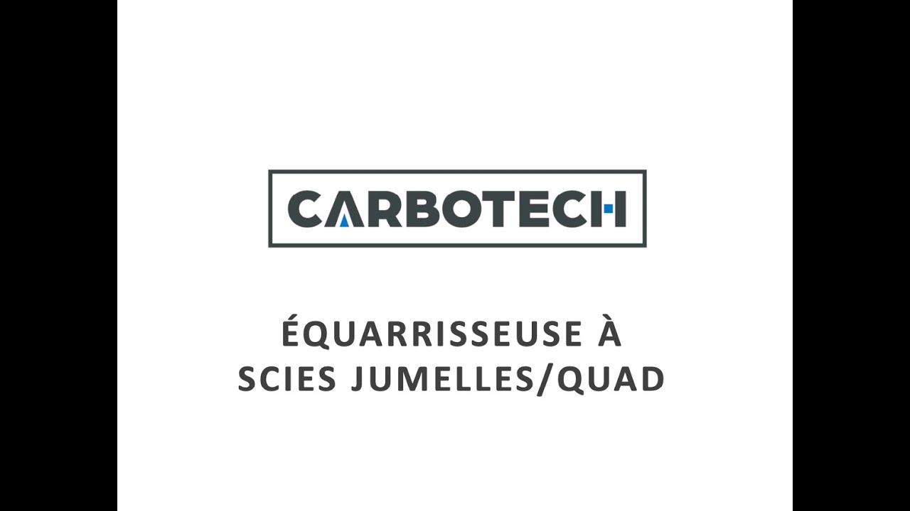 CARBOTECH &Eacute;QUARRISSEUSE &Agrave; SCIES JUMELLES/QUAD