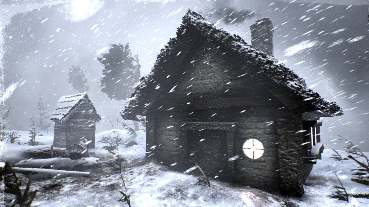 HEAVY BLIZZARD & Howling Wind Sounds for Sleeping. Snowstorm Ambience. Howling Wind, ASMR sleep