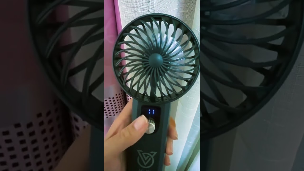 Mini USB Handheld Fan Portable Rechargeable 🌐 #fan #minifan #rechargablefan #shorts #fanenergy